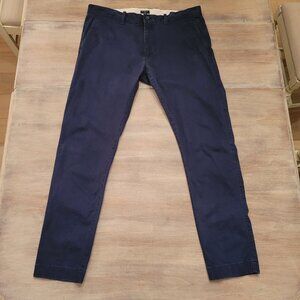 J.Crew Flex Skinny Pants Men’s 36x32 Blue Tapered Fit Semi Formal Chinos